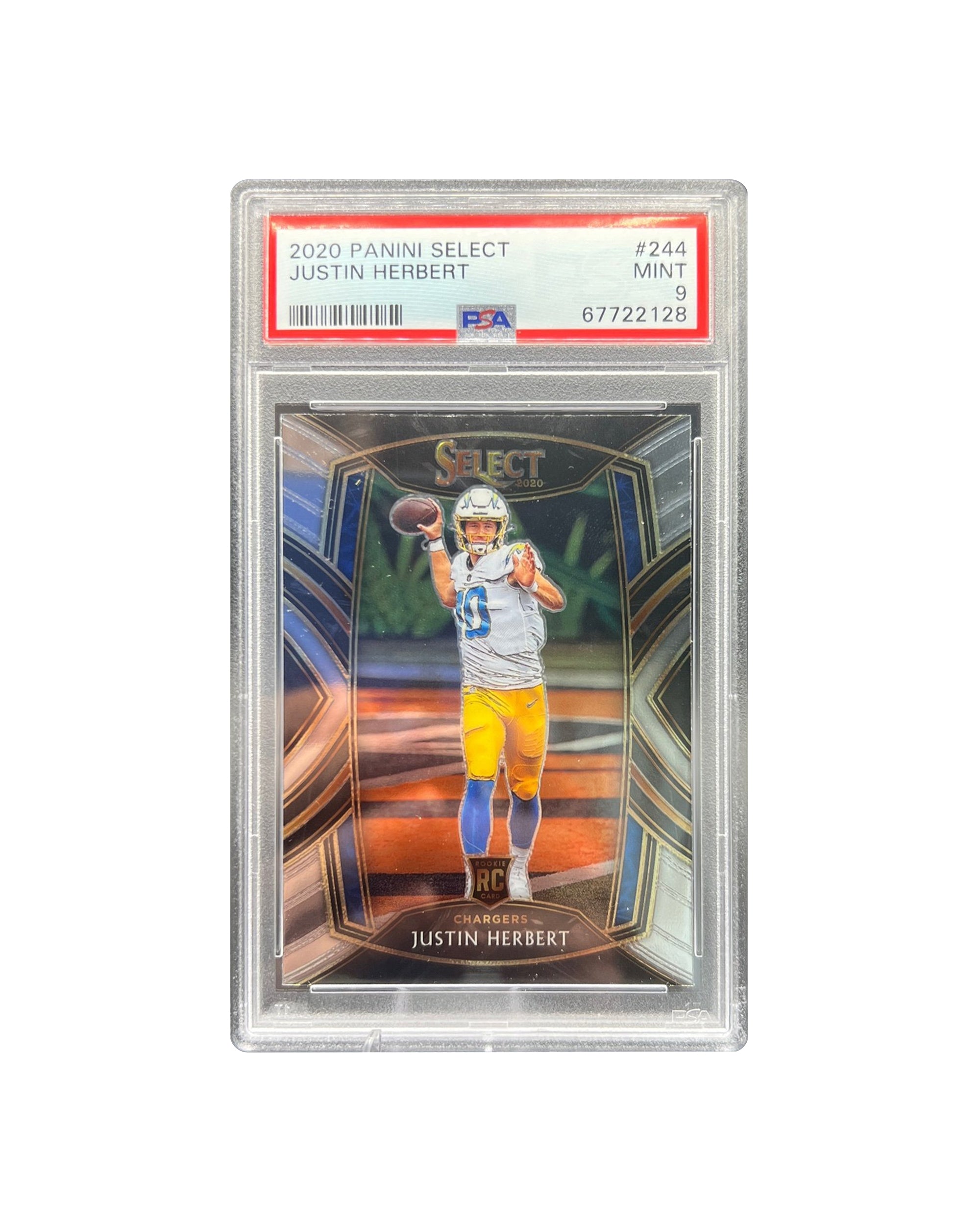 Justin Herbert Rookie Mint 9