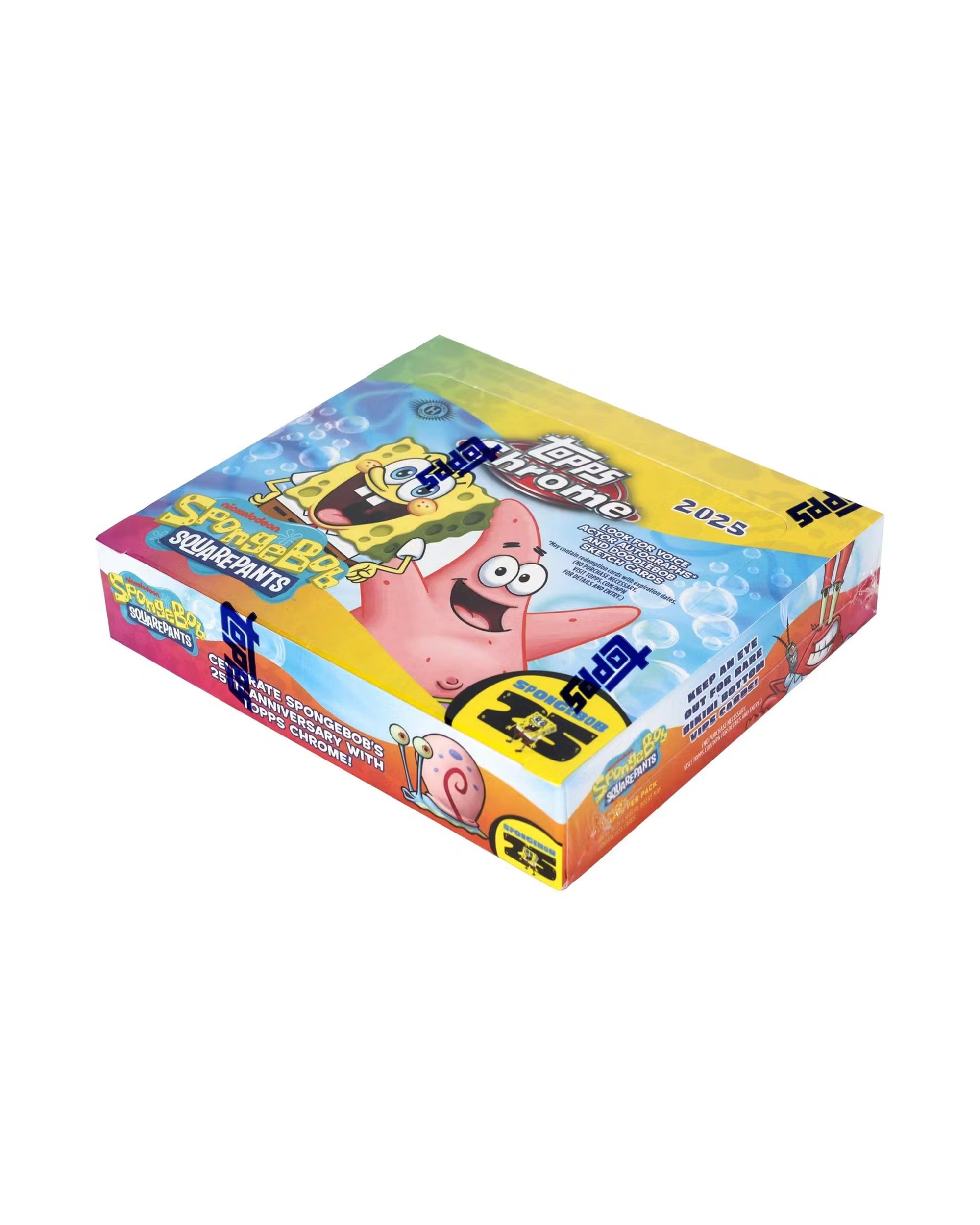 2025 Topps Chrome SpongeBob 25th Anniversary Hobby Box