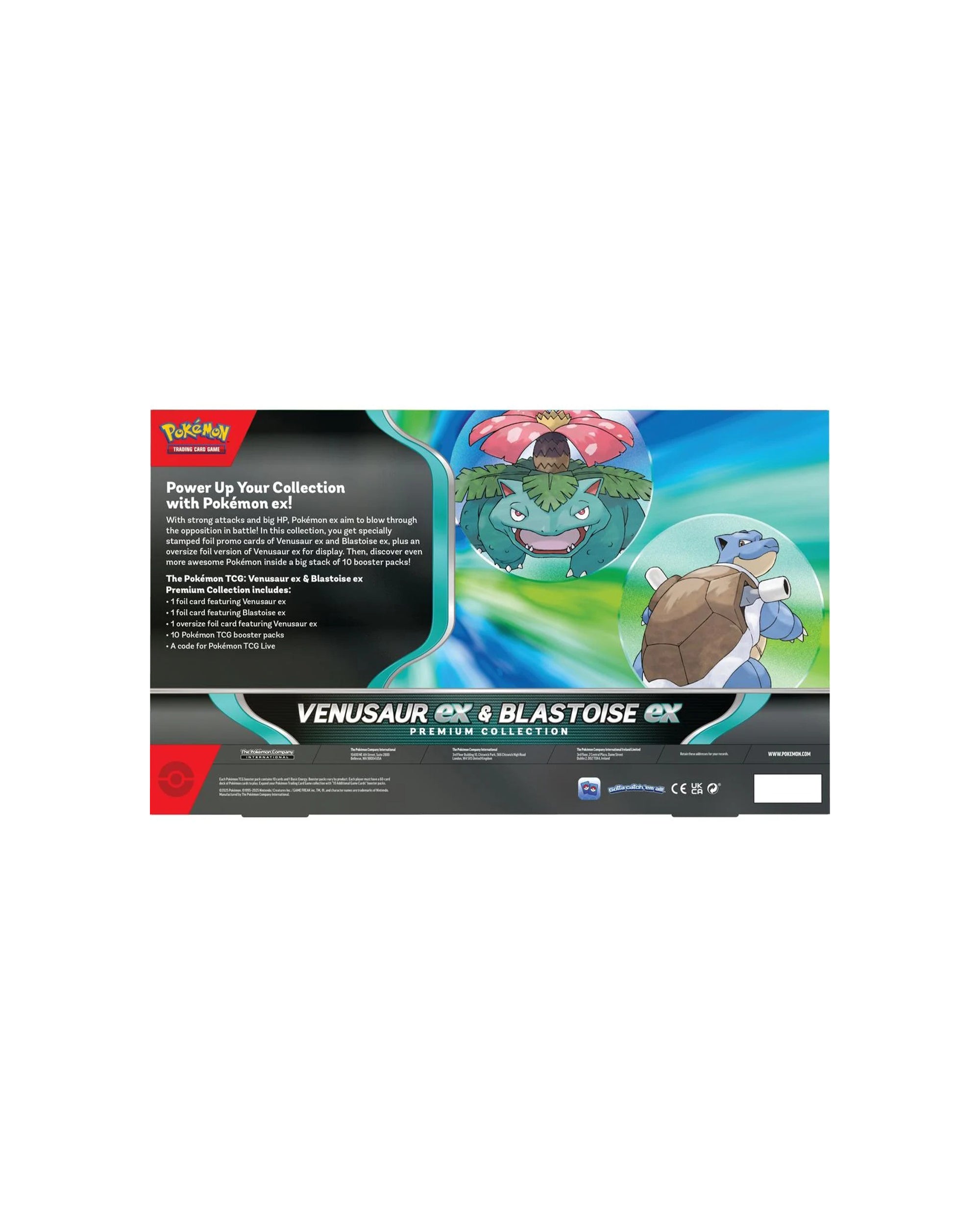 Venusaur ex & Blastoise ex Premium Collection