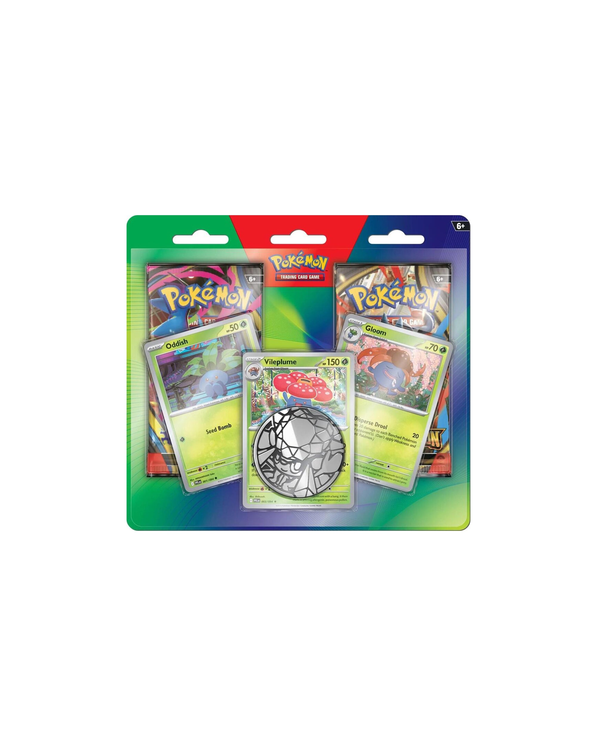 2-Pack Blister Pack (Oddish, Gloom, & Vileplume)