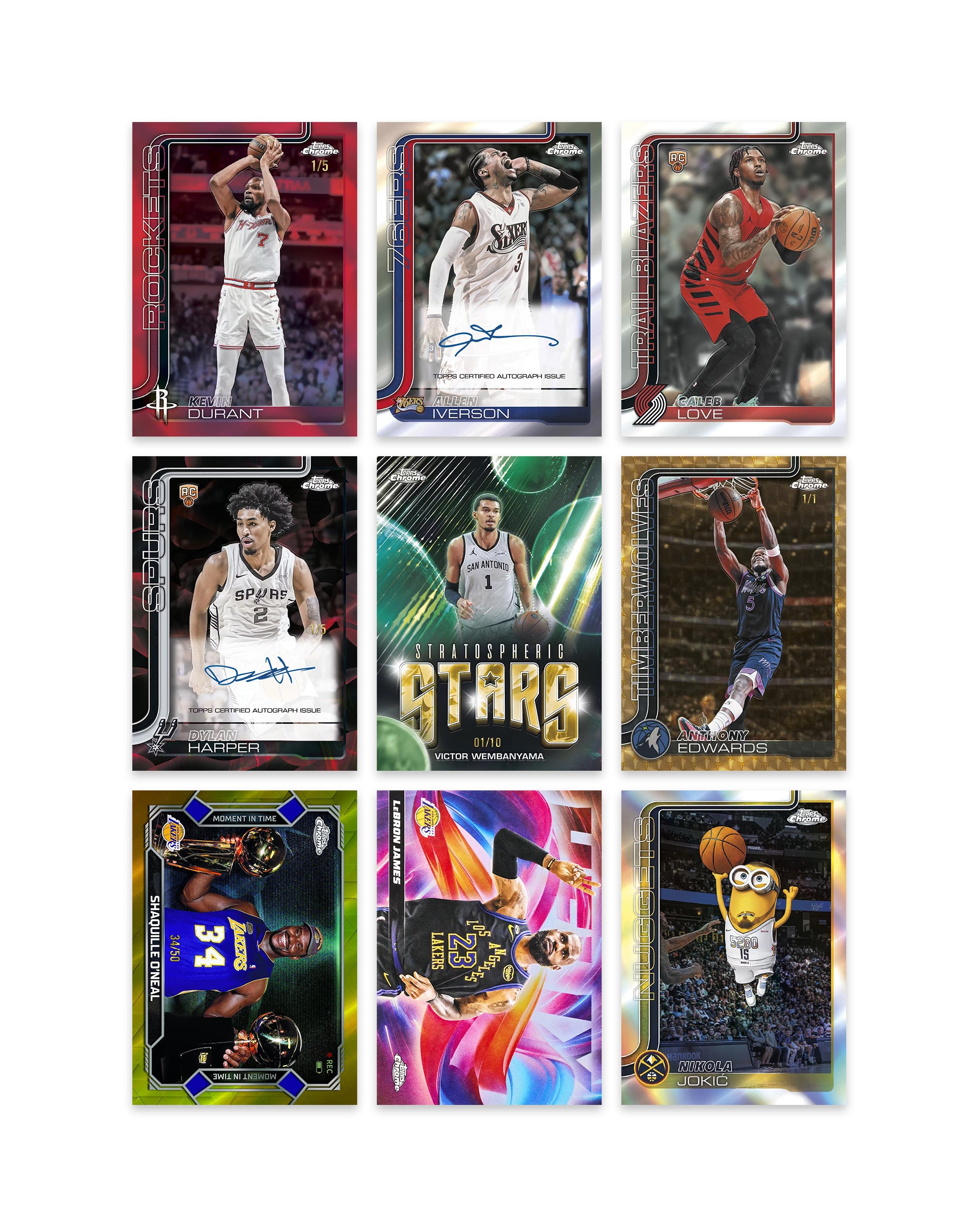 25-26 Topps Chrome Update Series Basketball Blaster Box Break