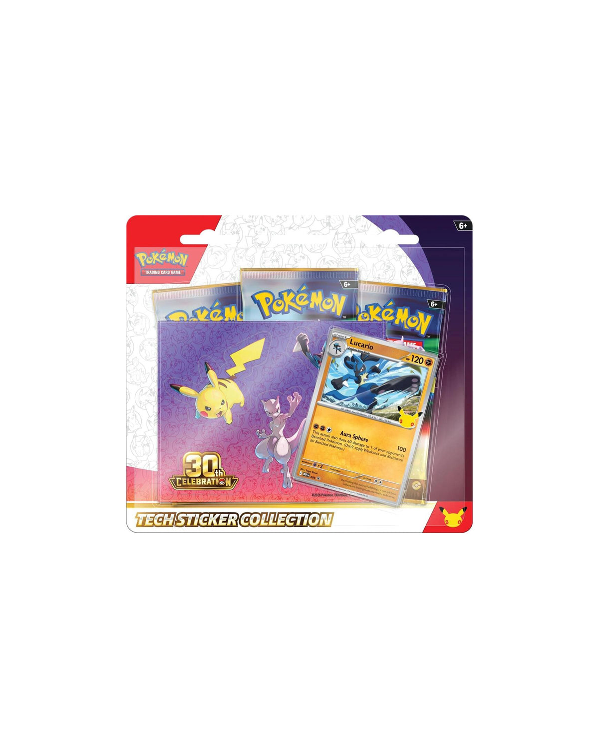 30th Celebration Tech Sticker Collection (Lucario)