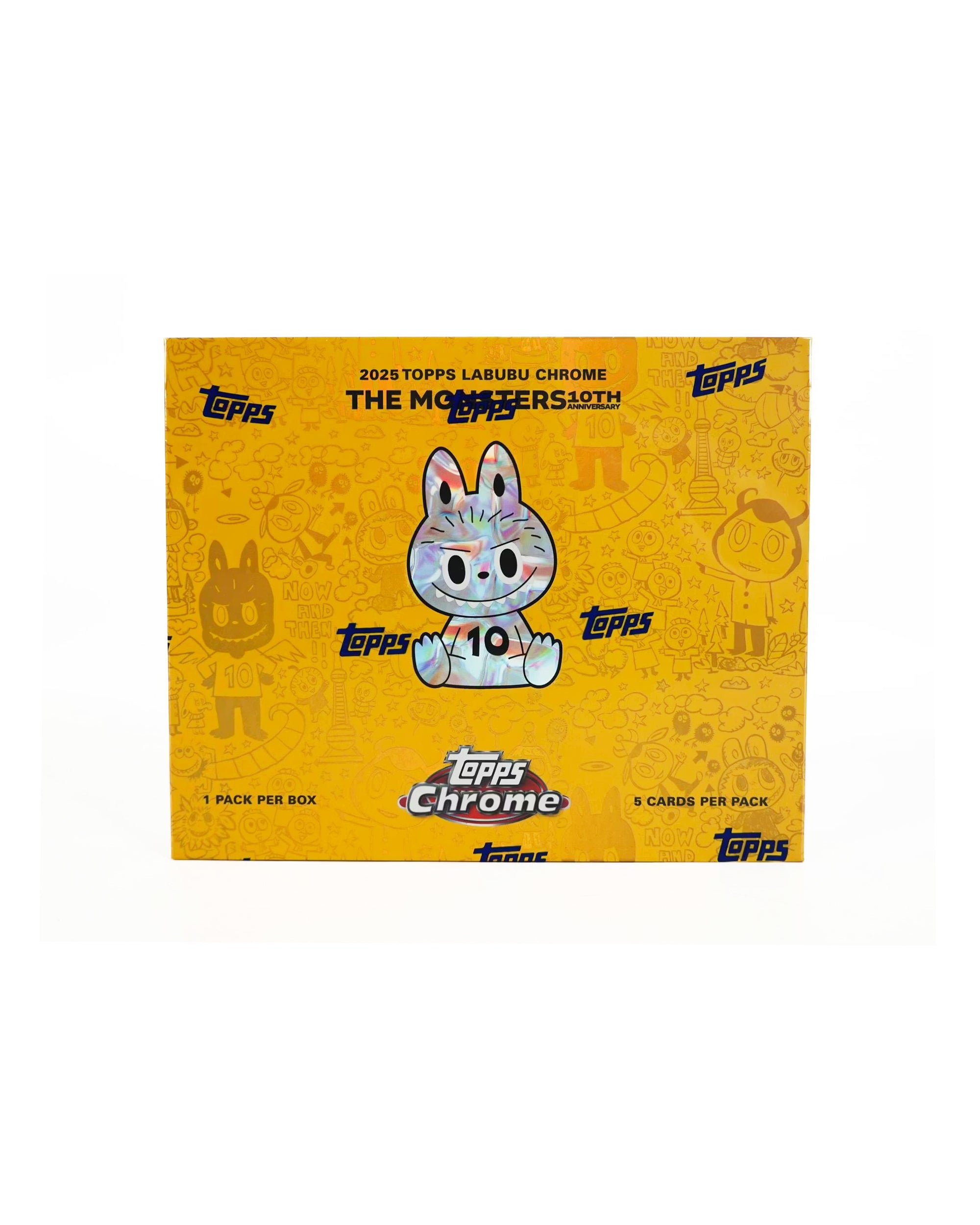 2025 Topps Labubu Chrome 10th Anniversary Hobby Box