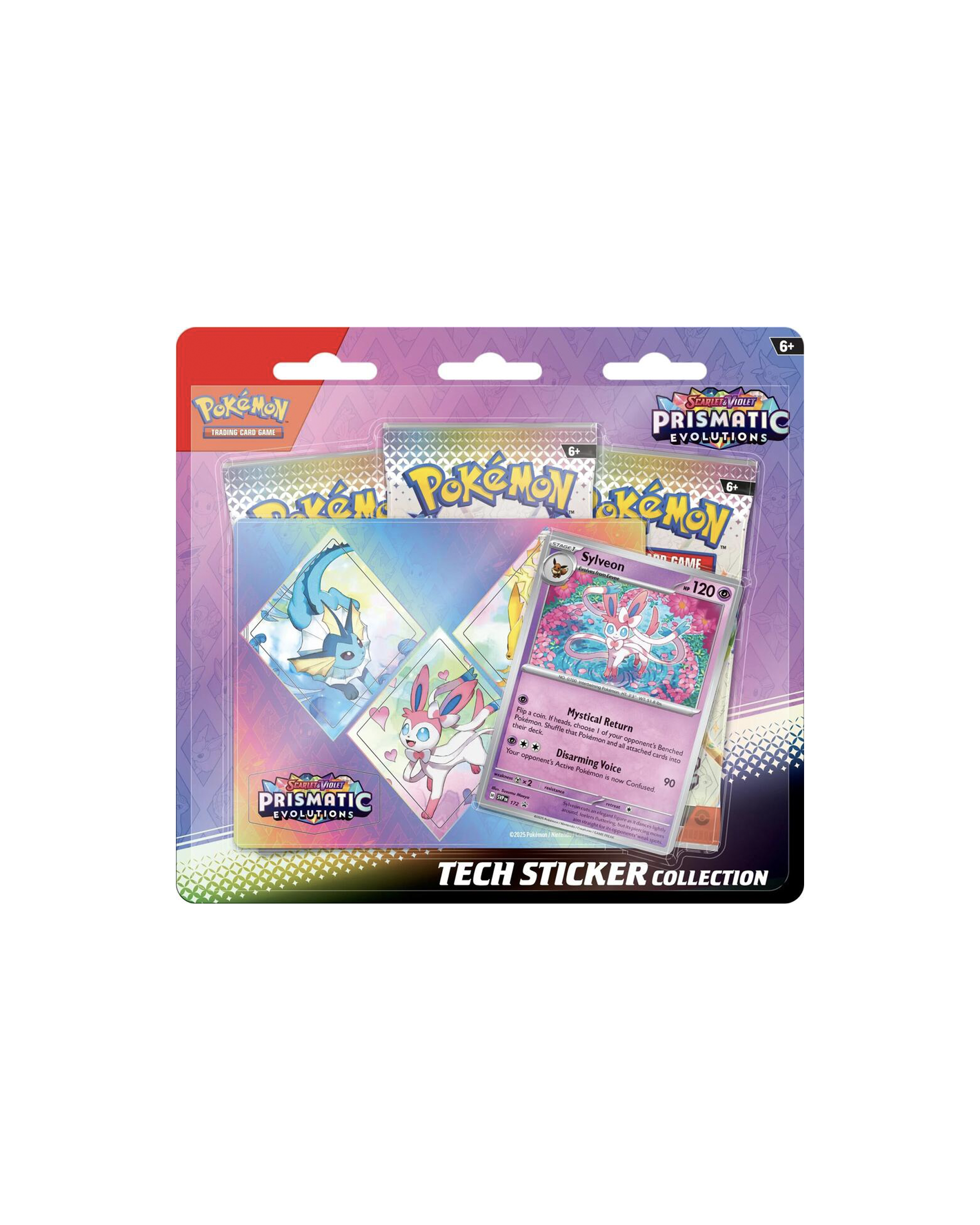 Prismatic Evolutions Tech Sticker Collection
