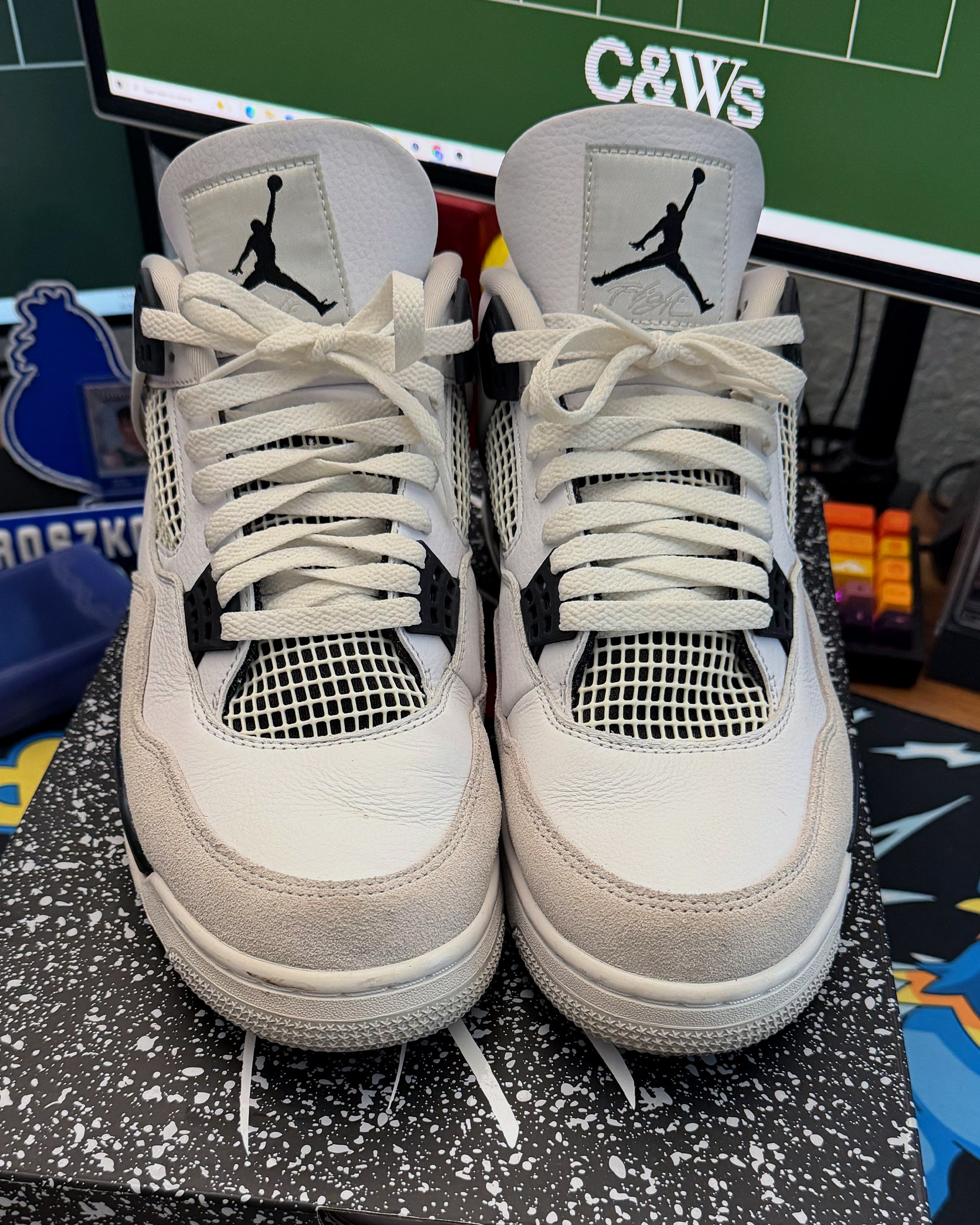 Jordan 4 Retro 'Military Black' (Used)