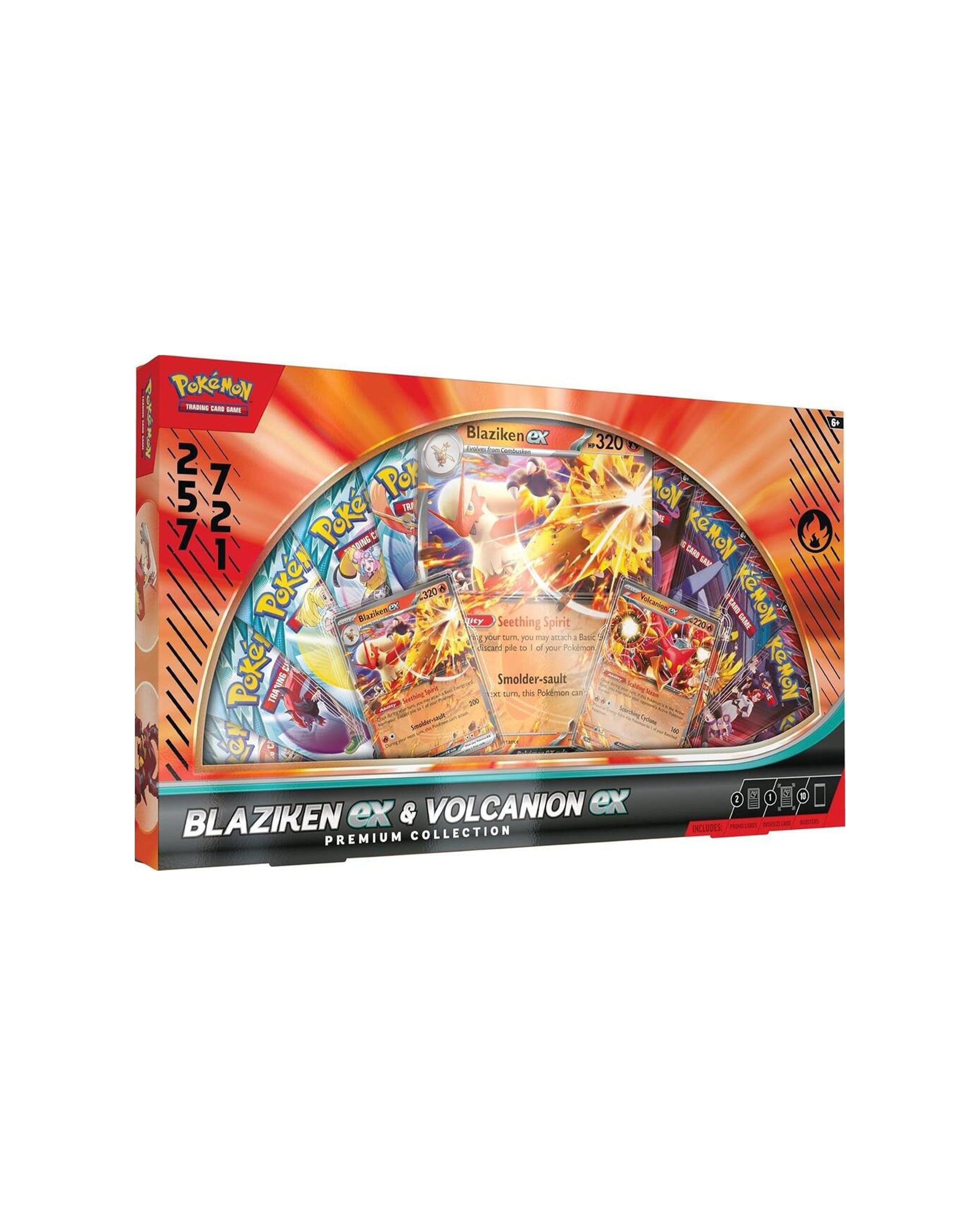 Blaziken ex & Volcanion ex Premium Collection