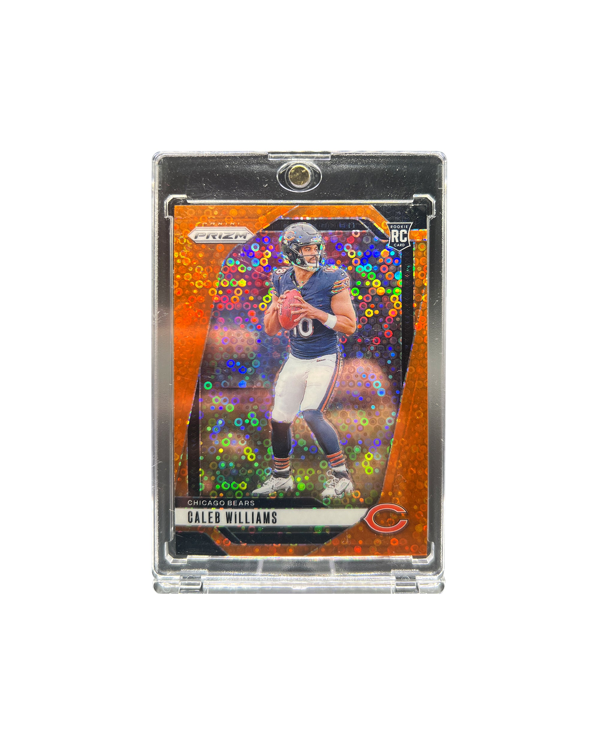 Caleb Williams 2024 Panini Prizm Orange Disco Rookie #301