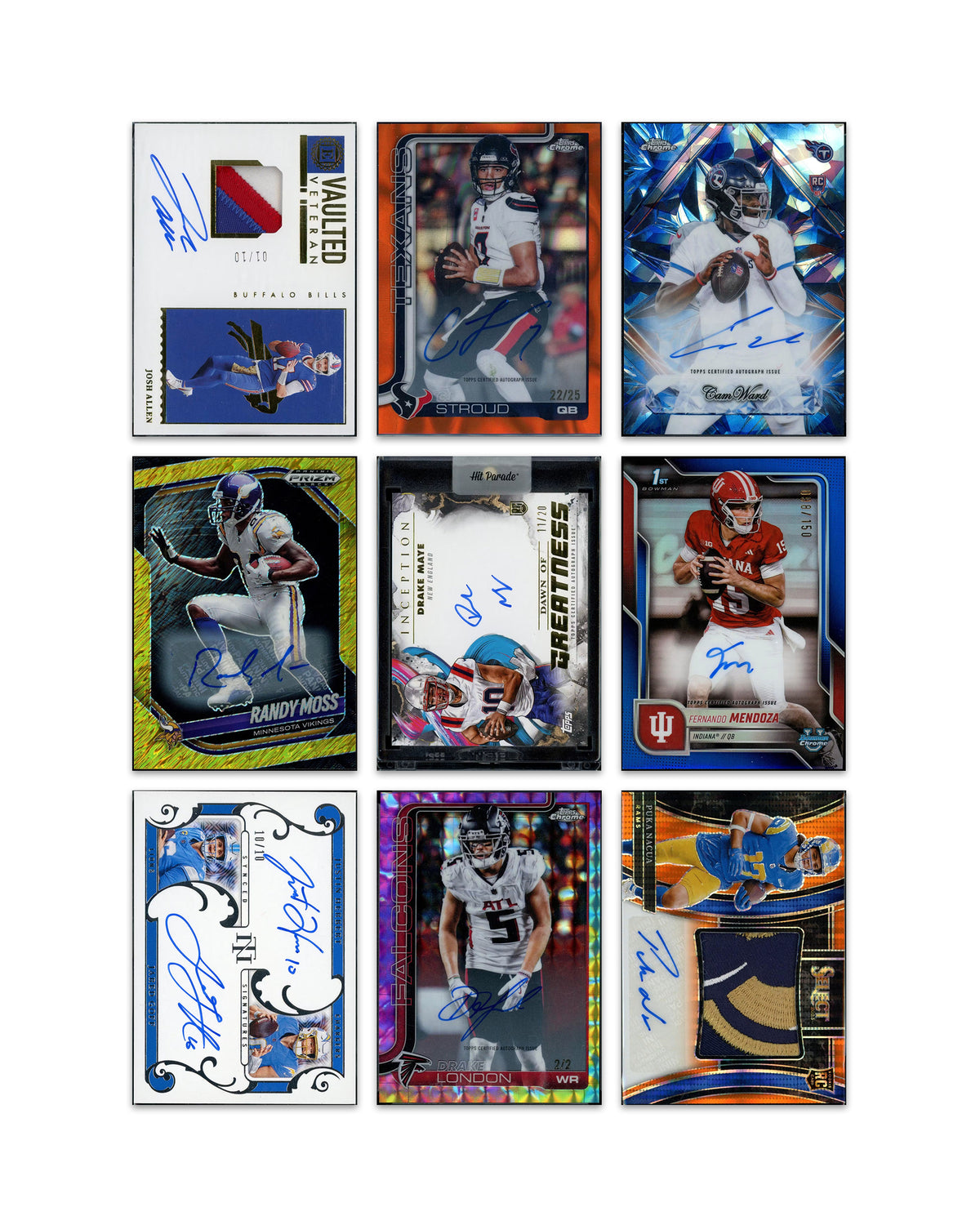 2026 Hit Parade Football Autographed Card Elite Series 5 Hobby Box (Pick Your Division)