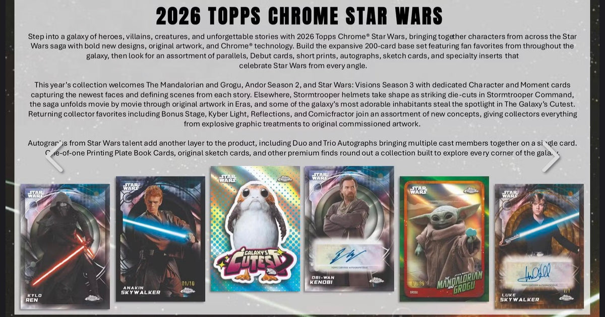 2026 Topps Star Wars Chrome Hobby Break 1