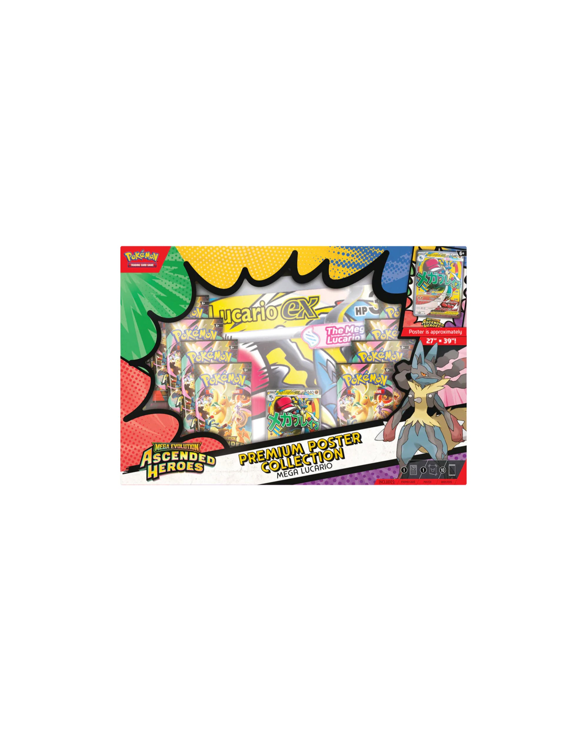 Ascended Heroes Premium Poster Mega Lucario Collection Box