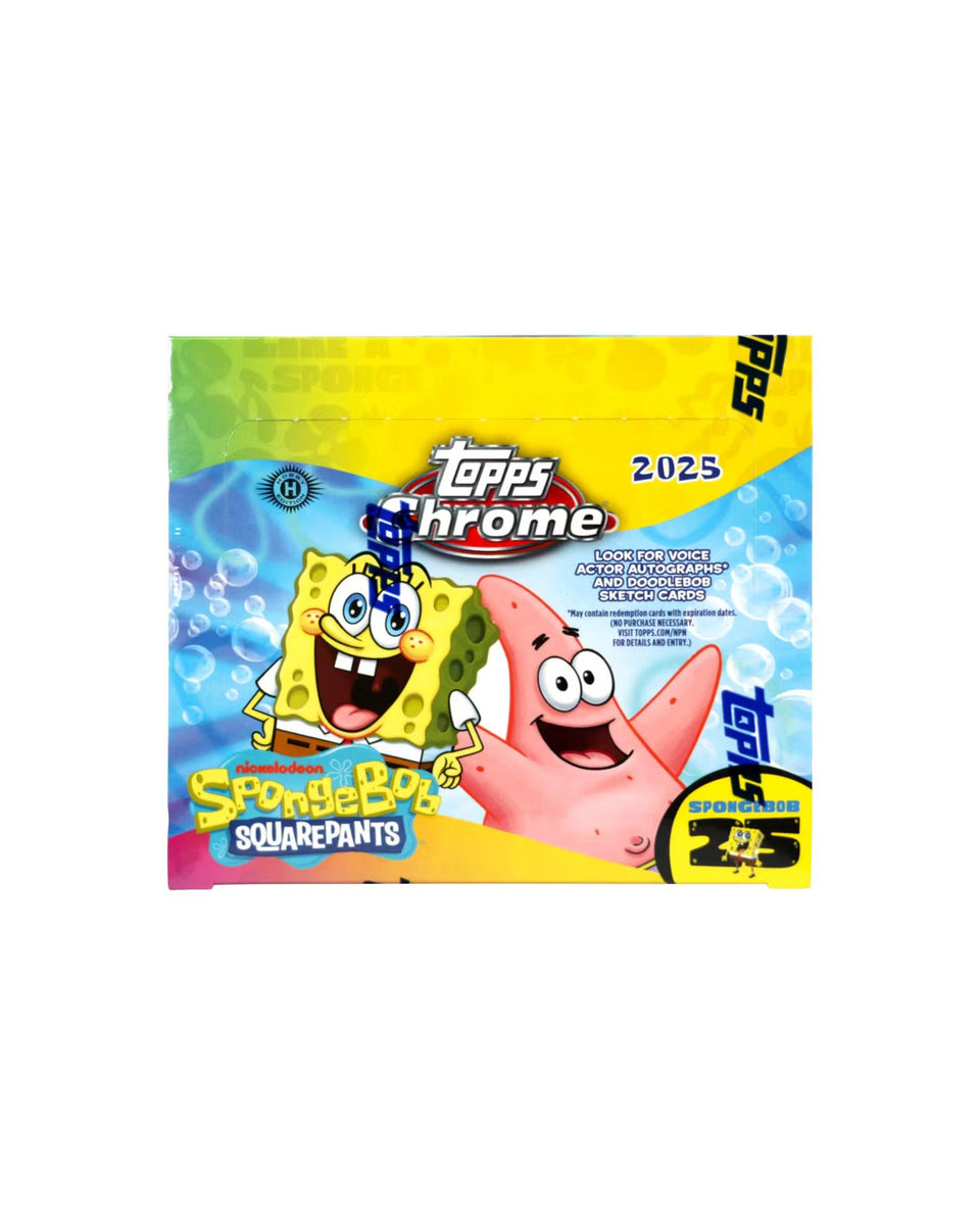 Topps Chicken 2025 Topps Chrome SpongeBob 25th Anniversary – Chicken & W's
