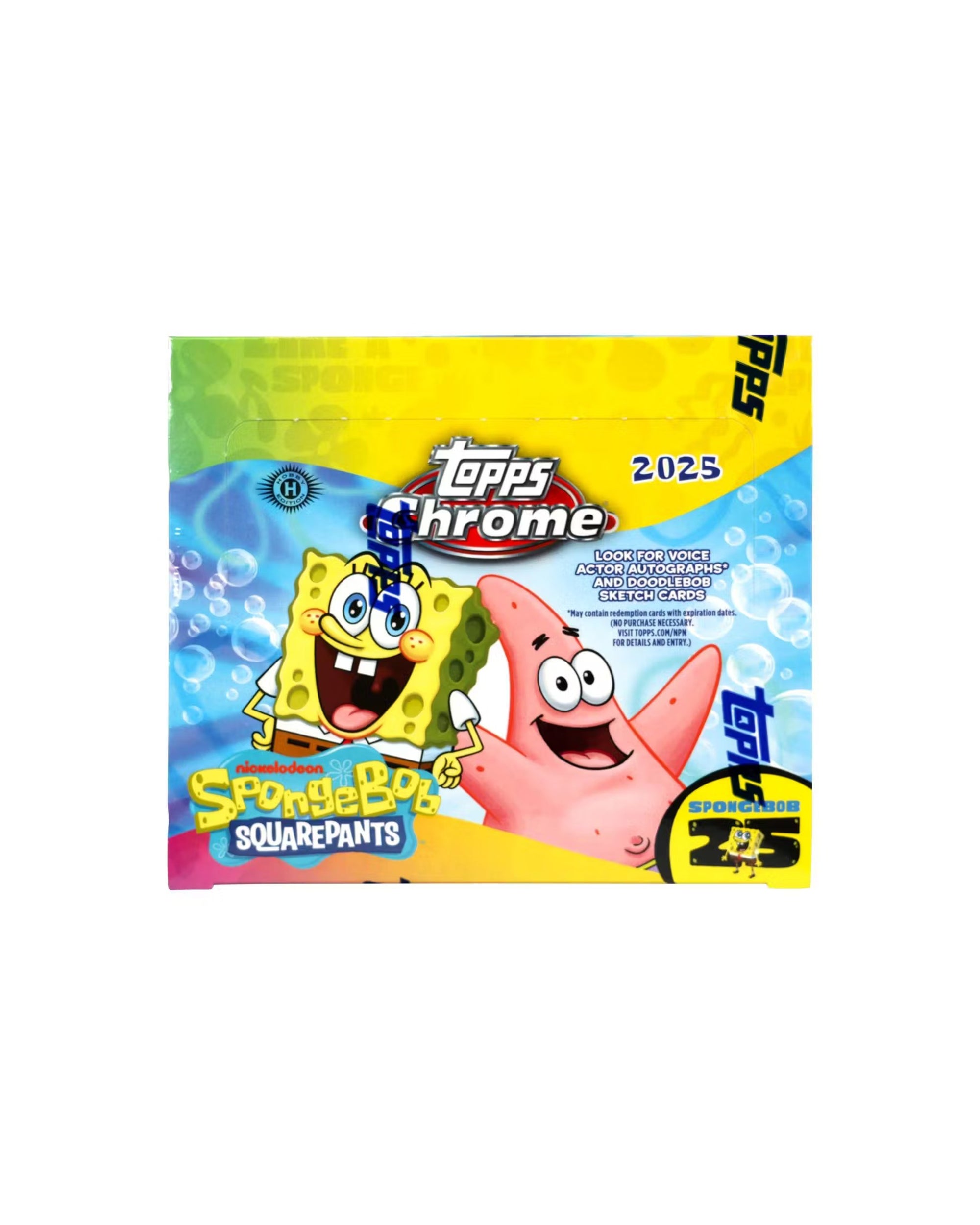 2025 Topps Chrome SpongeBob 25th Anniversary Hobby Box
