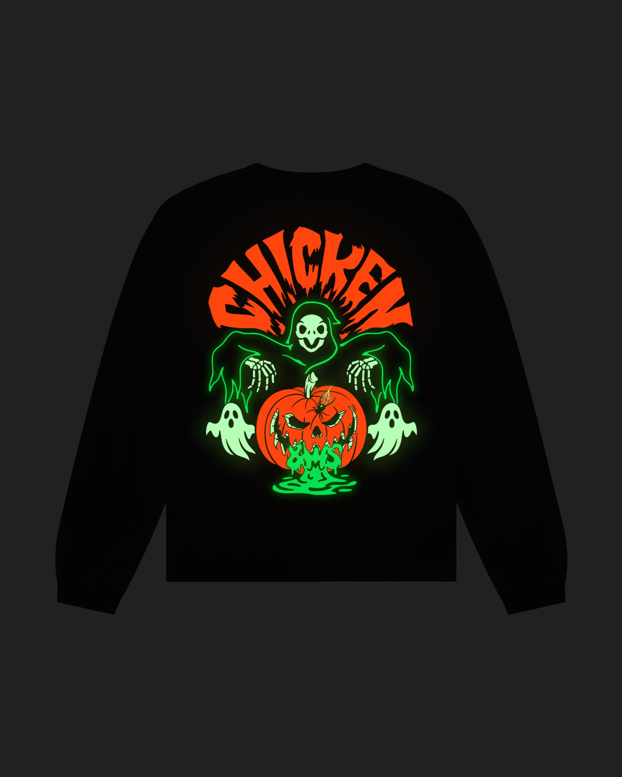 Spooky Glow in the Dark Long Sleeve – Chicken & W's