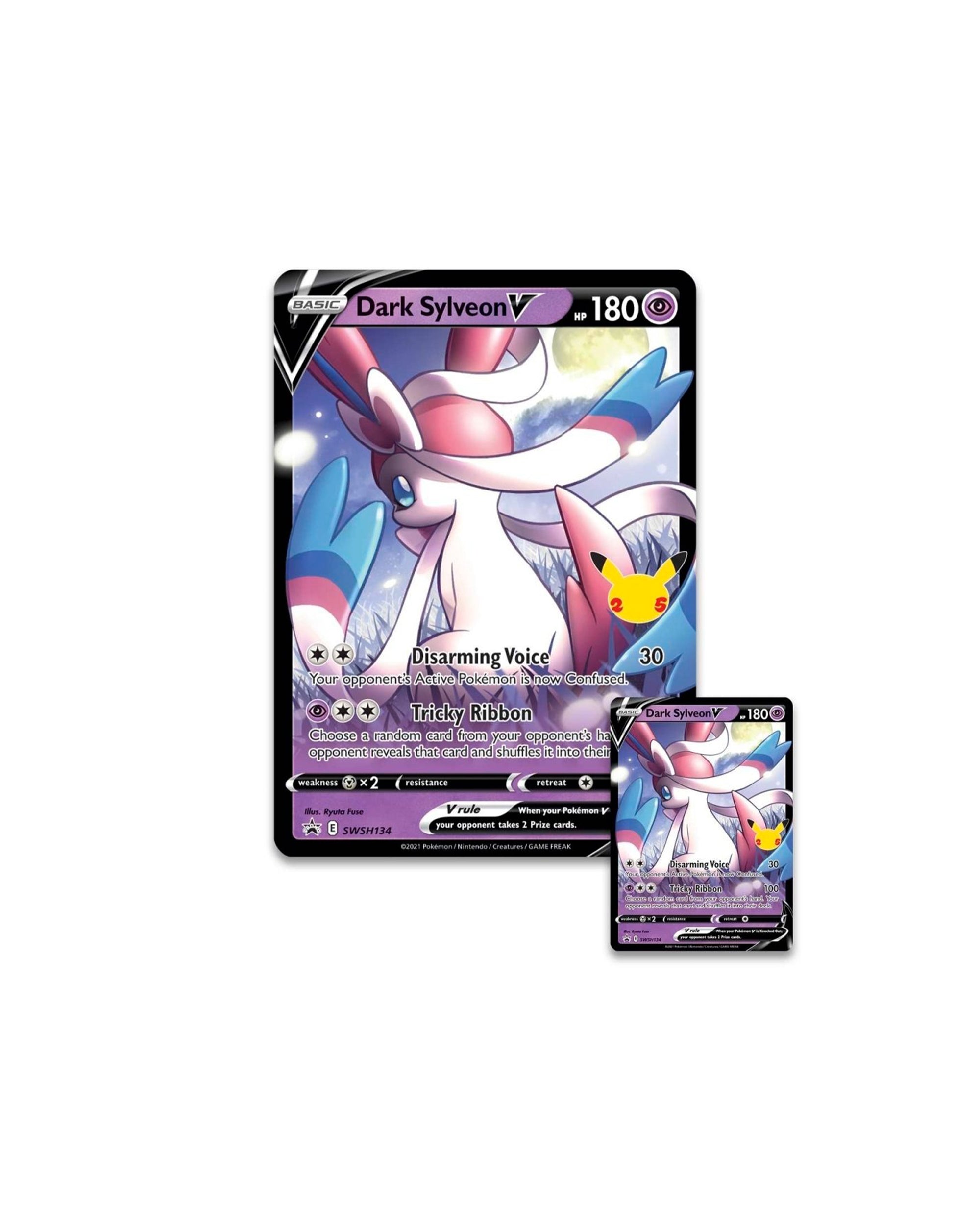 Celebrations ポケモンカードゲーム Dark Sylveon V Walmart Exclusive: Pokémon Dark Sylveon V Celebrations