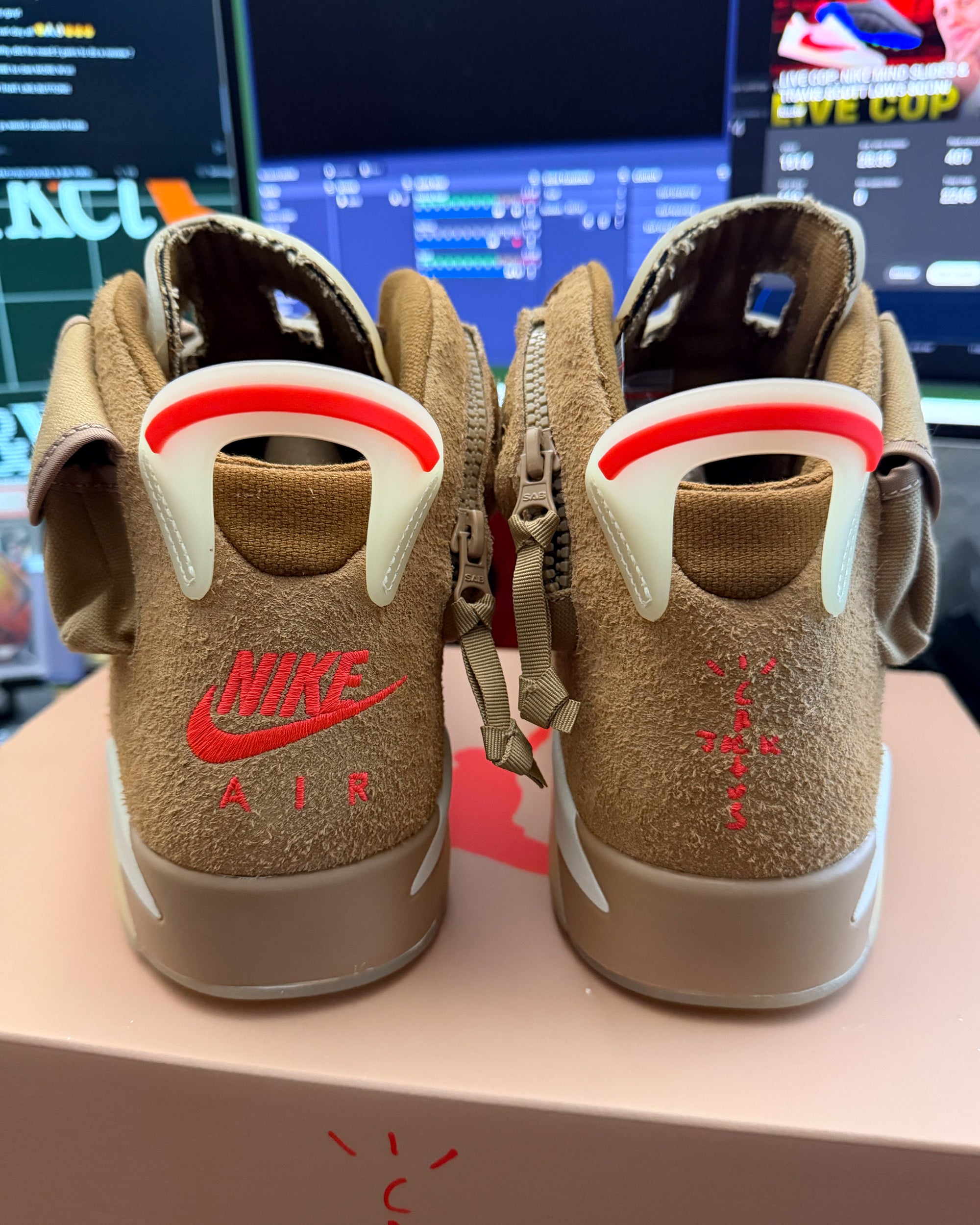 Travis Scott x Jordan 6 Retro 'British Khaki' (Used)