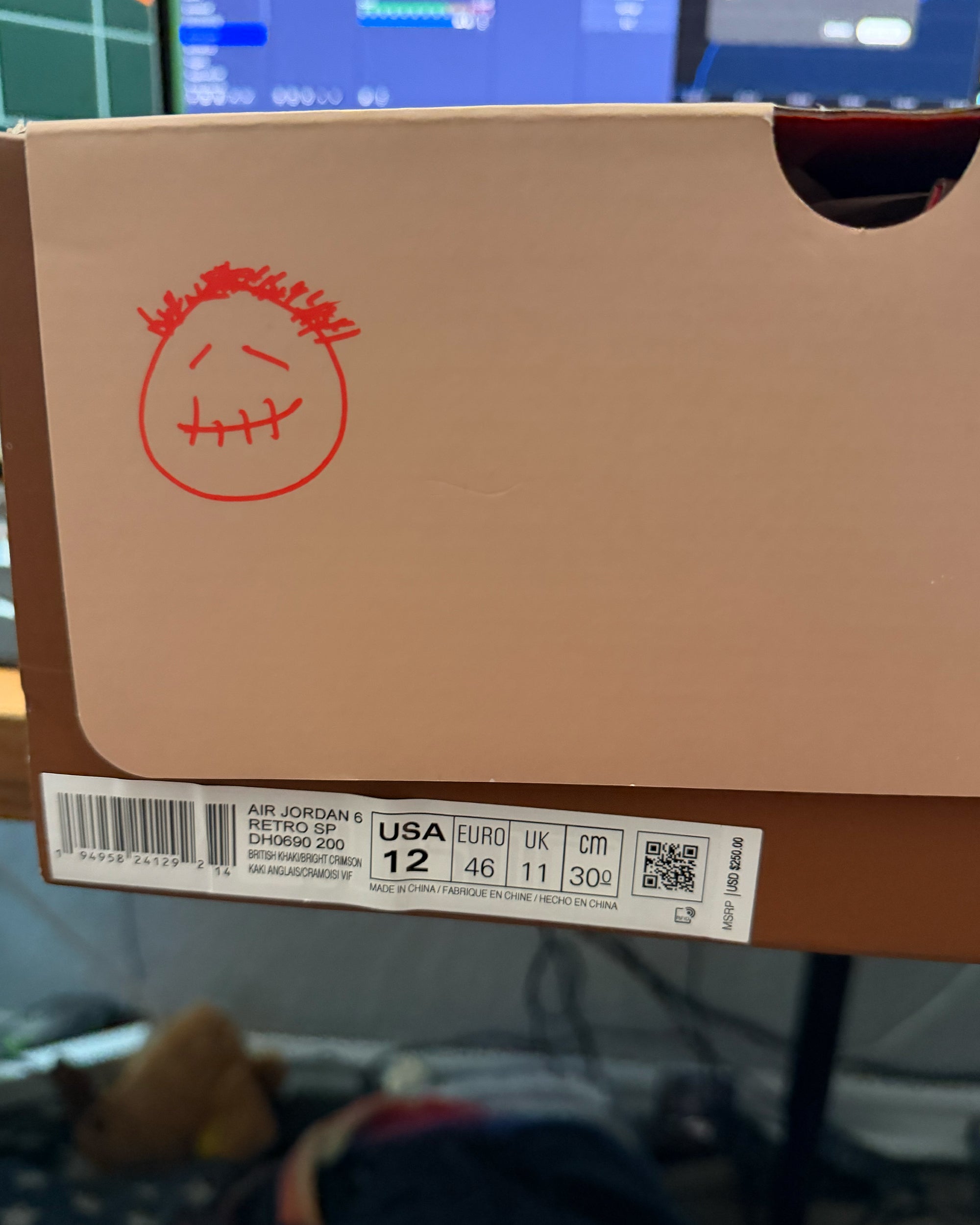 Travis Scott x Jordan 6 Retro 'British Khaki' (Used)