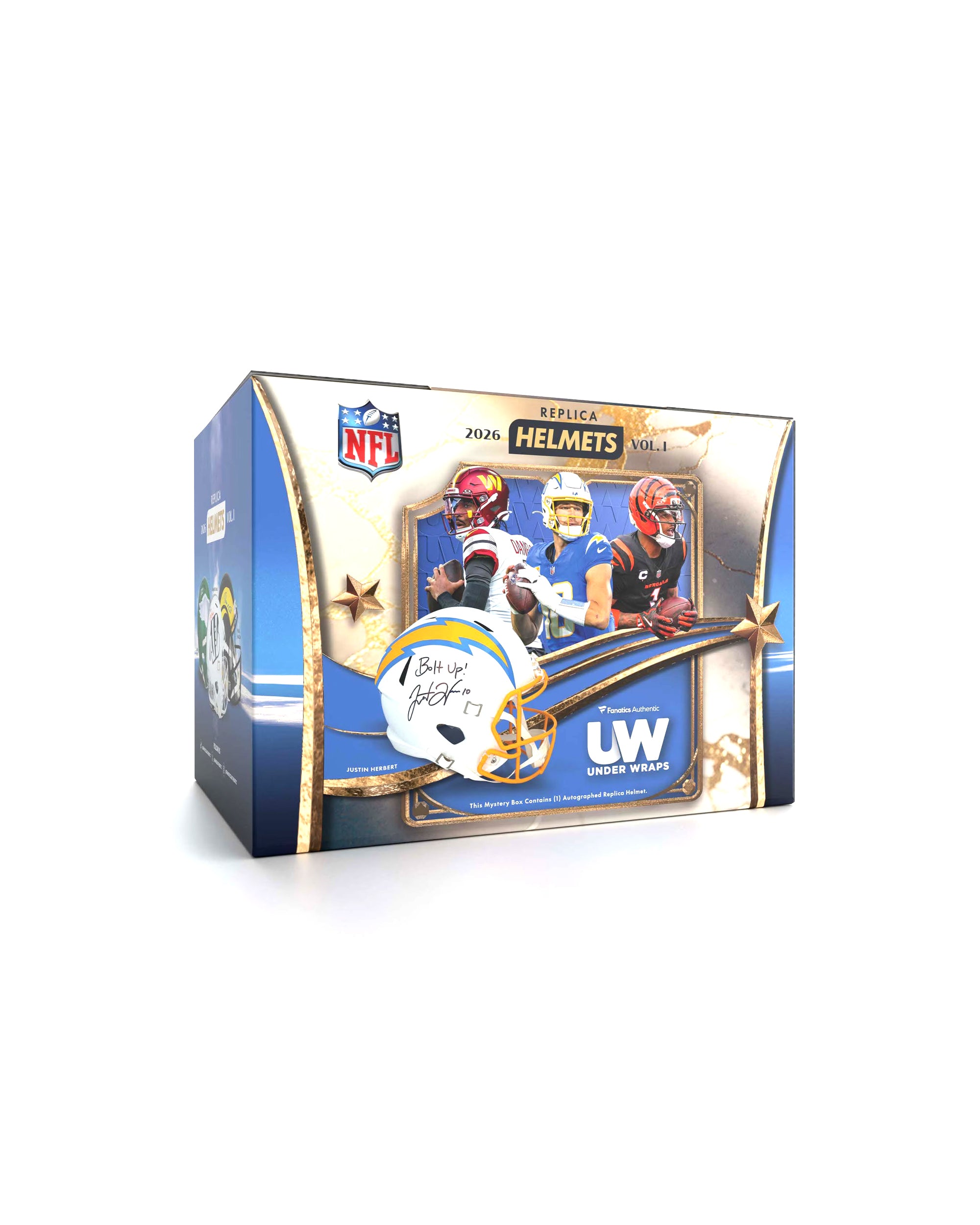 2026 Under Wraps Autographed NFL Replica Helmets Volume I (Pick Your Team)