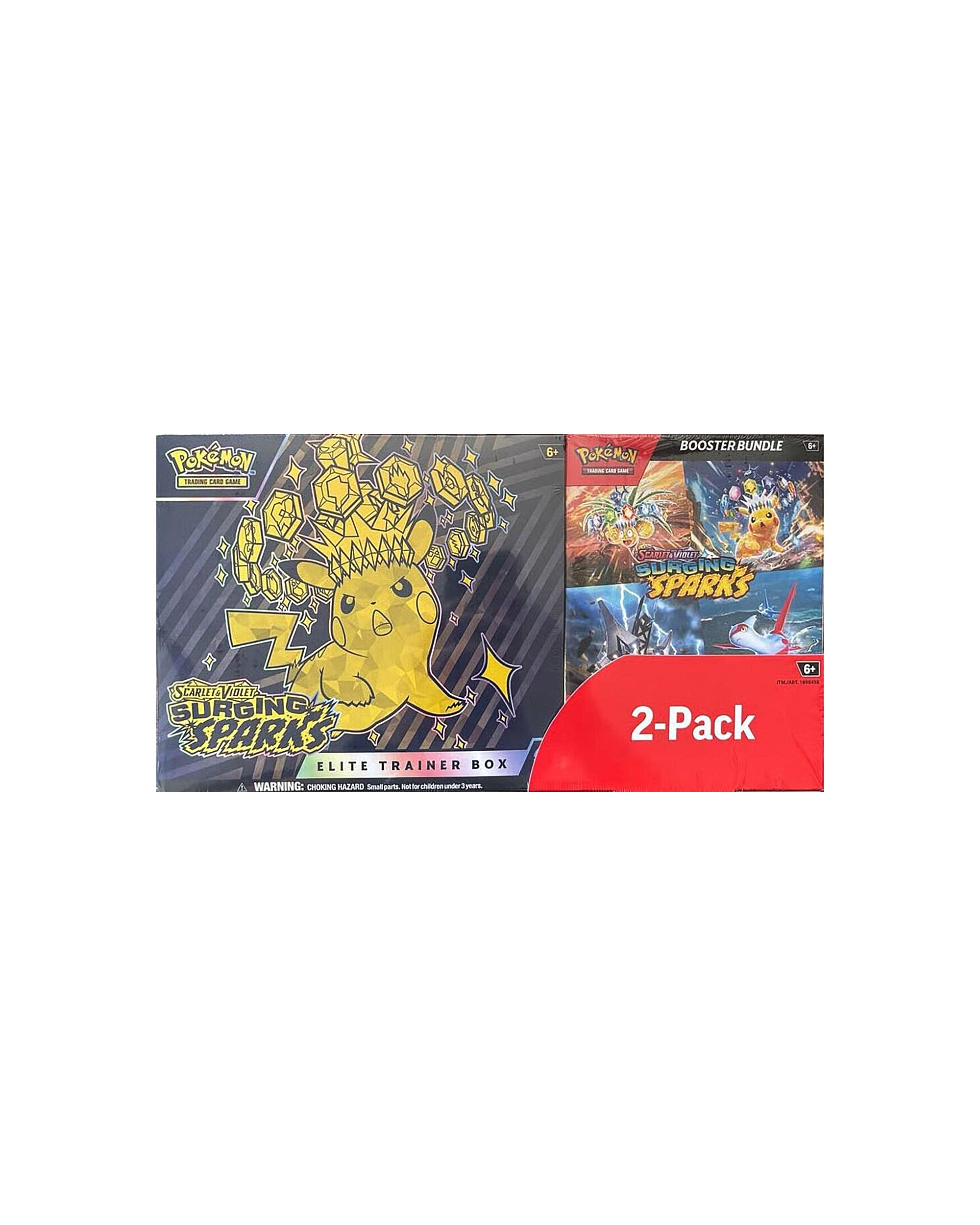 Costco Surging Sparks 2-Pack ETB & Booster Bundle