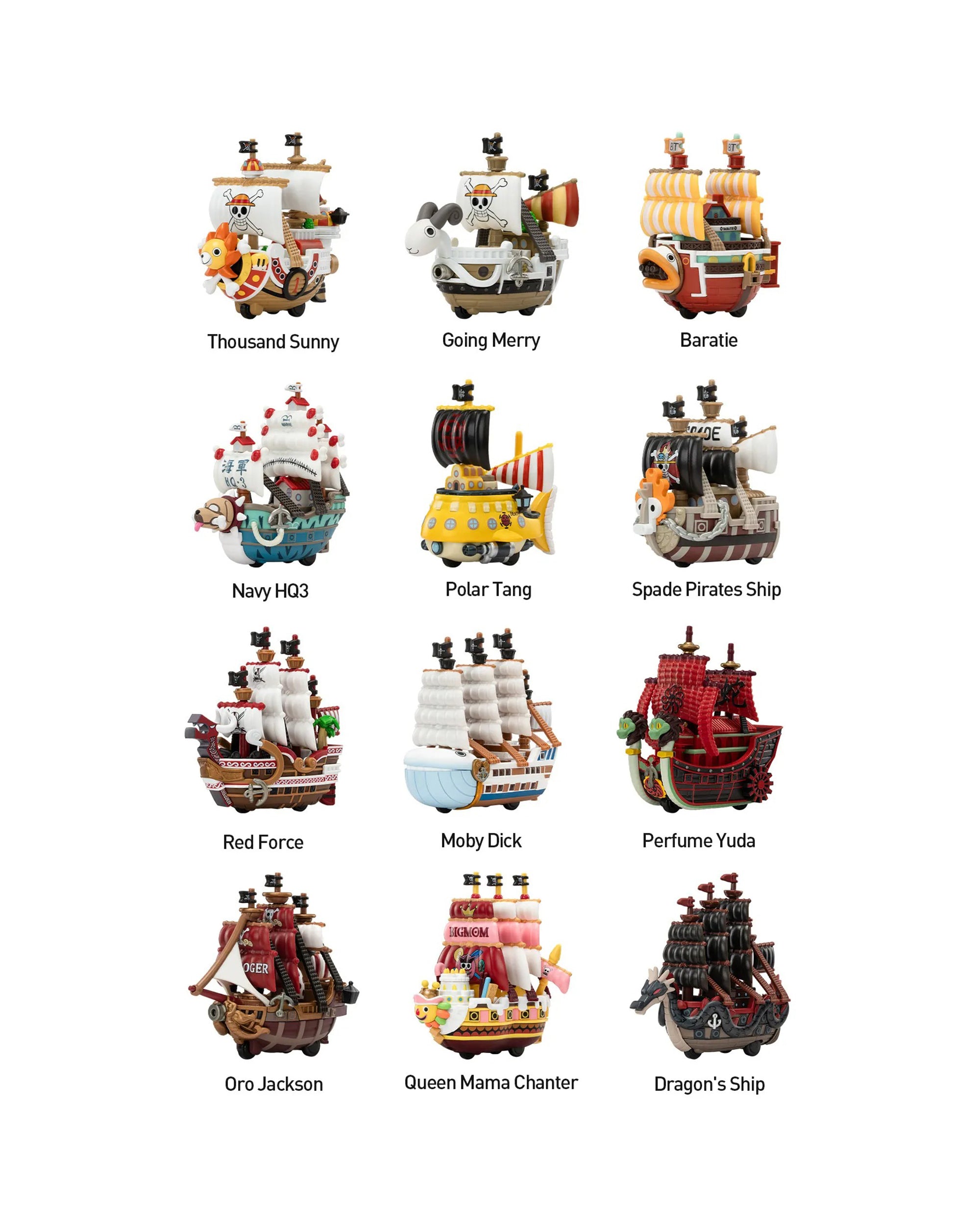 One Piece The Grand Line Series Vehicles